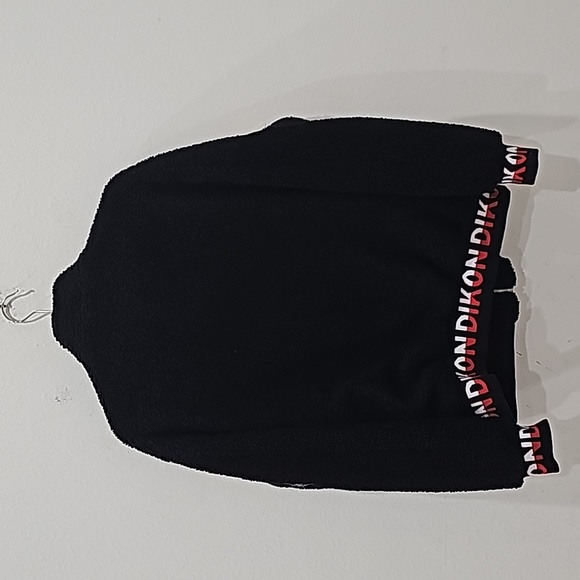 Fashion 4006, dikon Bomber Jacket with patches Zipper Black Size XL Unsex - Picture 5 of 15